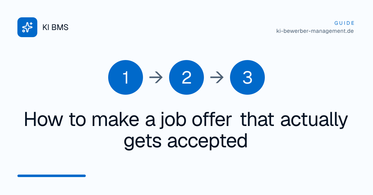 How to make a job offer that actually gets accepted
