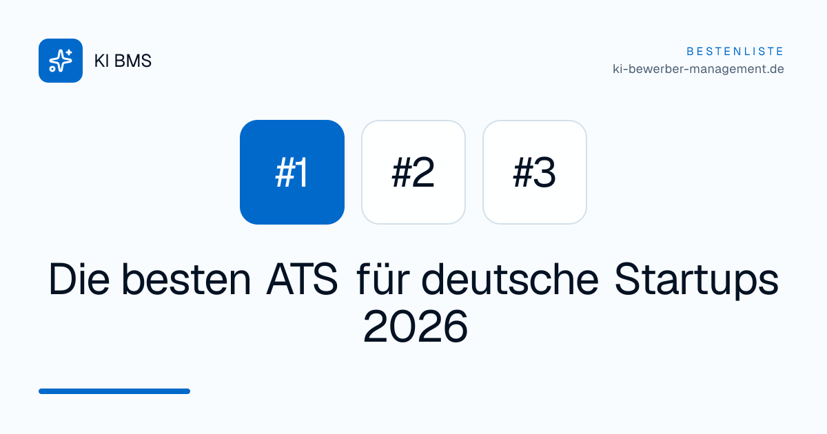 Die besten ATS für deutsche Startups 2026