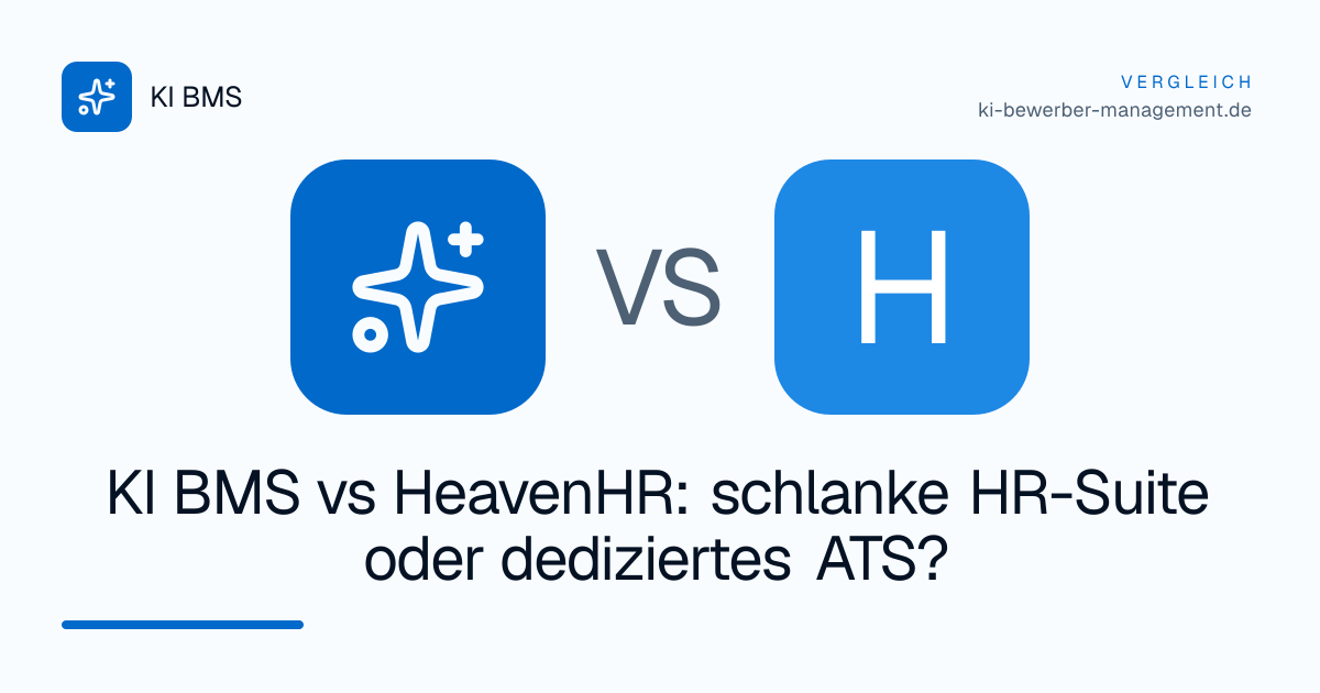 KI BMS vs HeavenHR: schlanke HR-Suite oder dediziertes ATS?