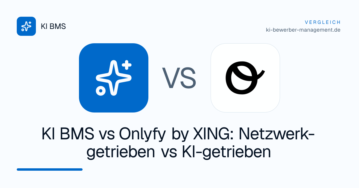 KI BMS vs Onlyfy by XING: Netzwerk-getrieben vs KI-getrieben