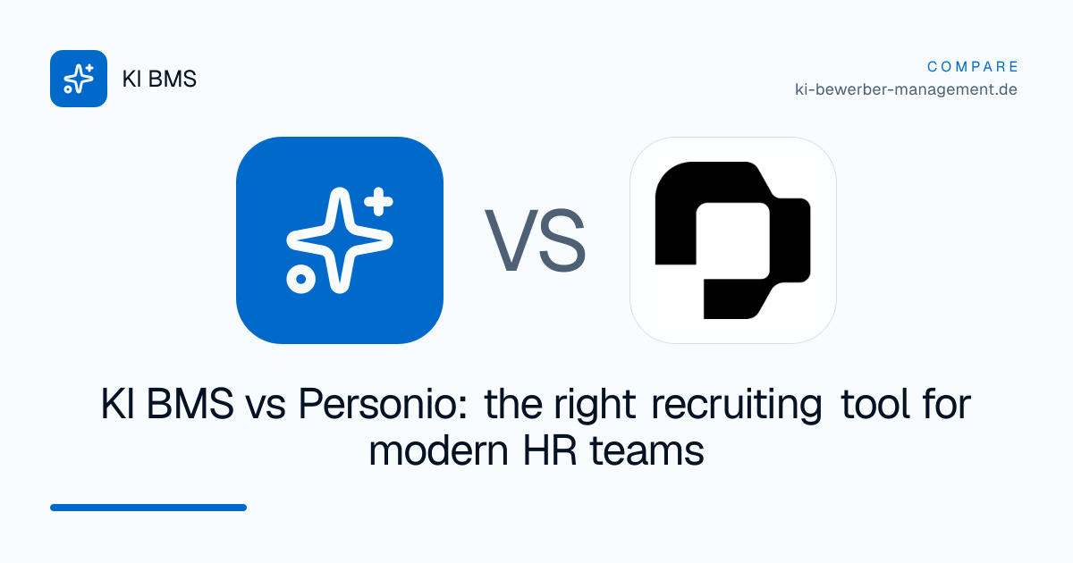 KI BMS vs Personio: the right recruiting tool for modern HR teams