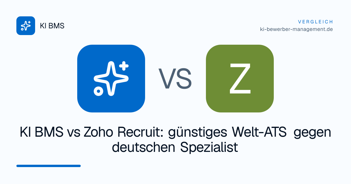 Voller Vergleich KI BMS vs Zoho Recruit