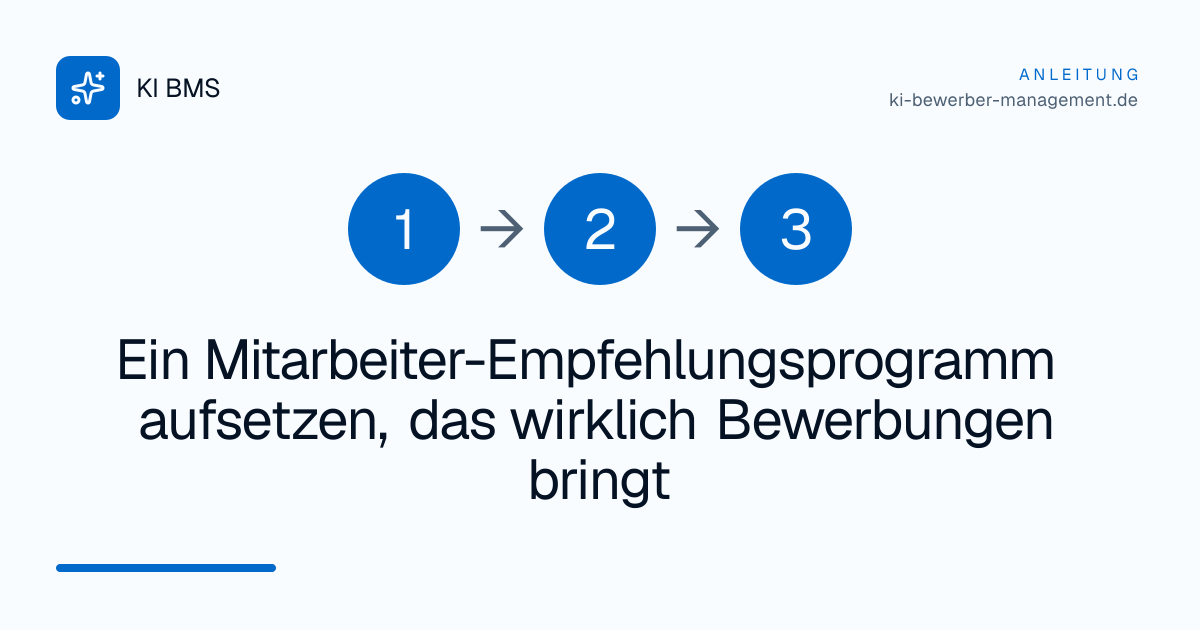 Ein Mitarbeiter-Empfehlungsprogramm aufsetzen, das wirklich Bewerbungen bringt