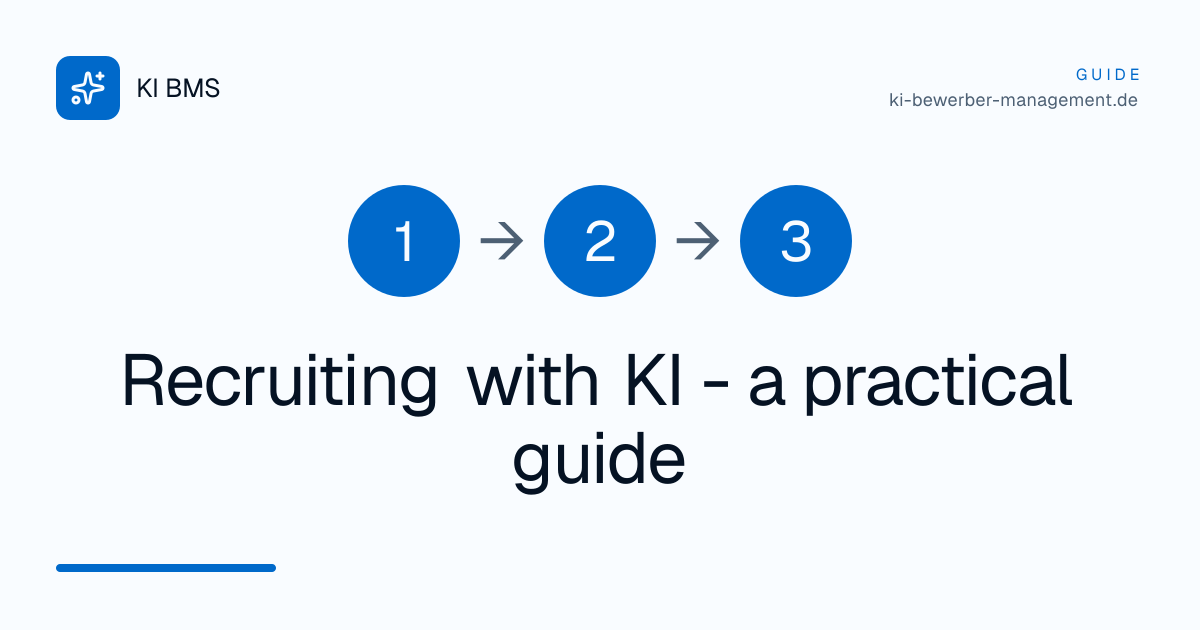 Recruiting with KI - a practical guide