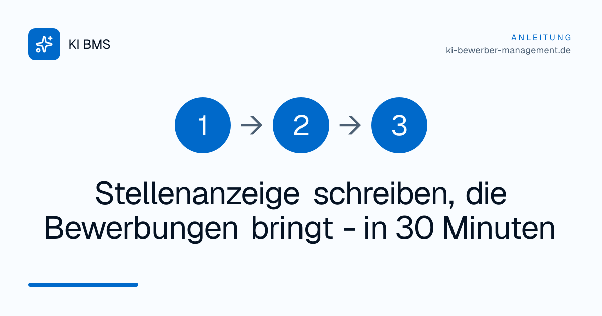 Stellenanzeige schreiben, die Bewerbungen bringt - in 30 Minuten